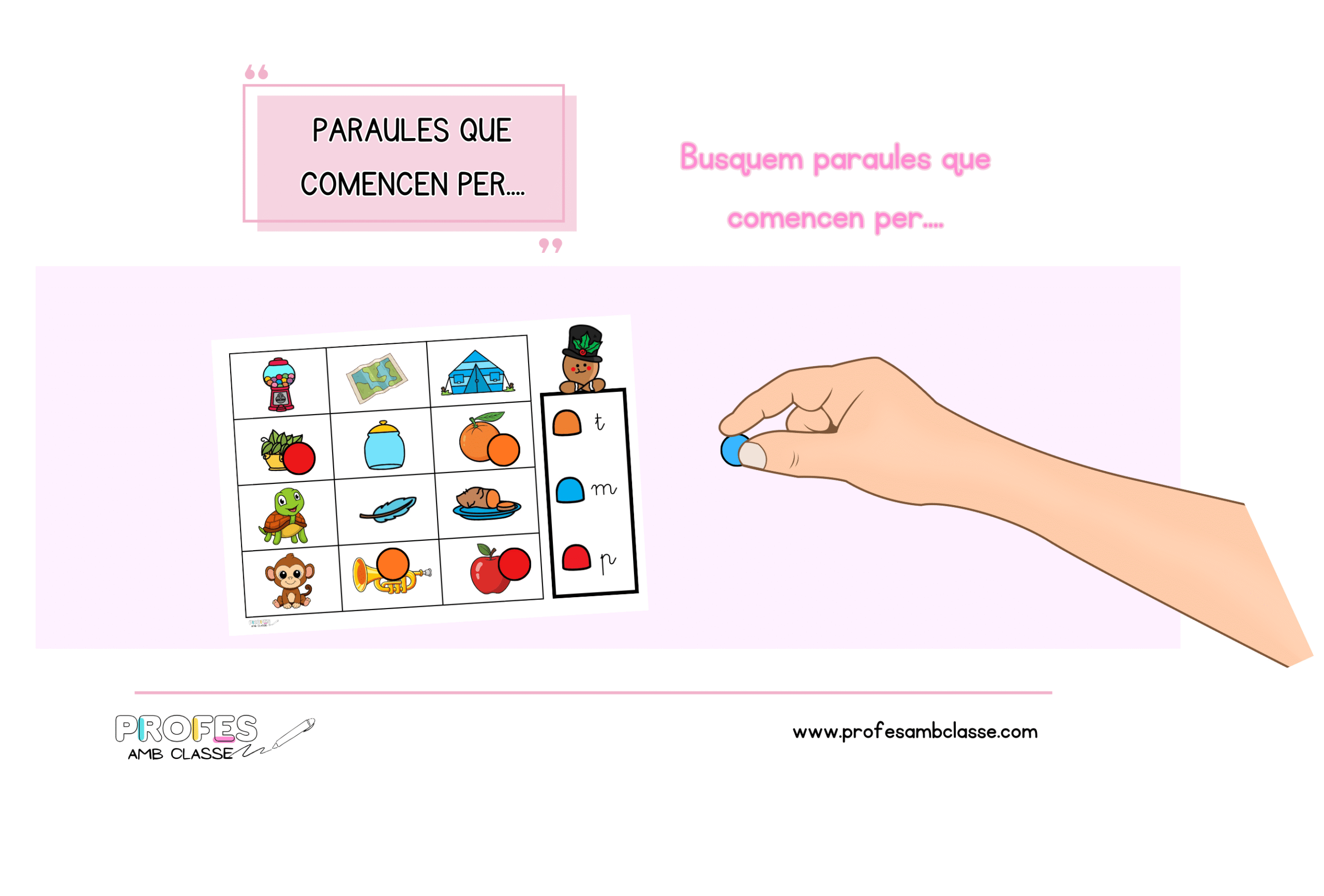 Busquem les paraules que comencen per…