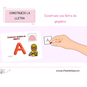 Construeix lletres de gingebre