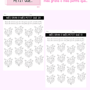 Més gran o més petit que...